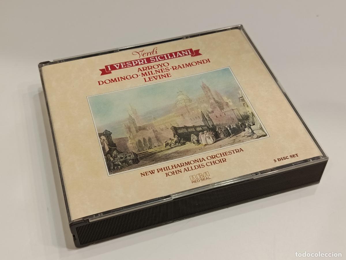 CDs de M&uacute;sica: GIUSEPPE VERDI - I VESPRI SICILIANI - JAMES LEVINE - ARROYO DOMINGO - RCA RED SEAL 3 CD RD80370(3)