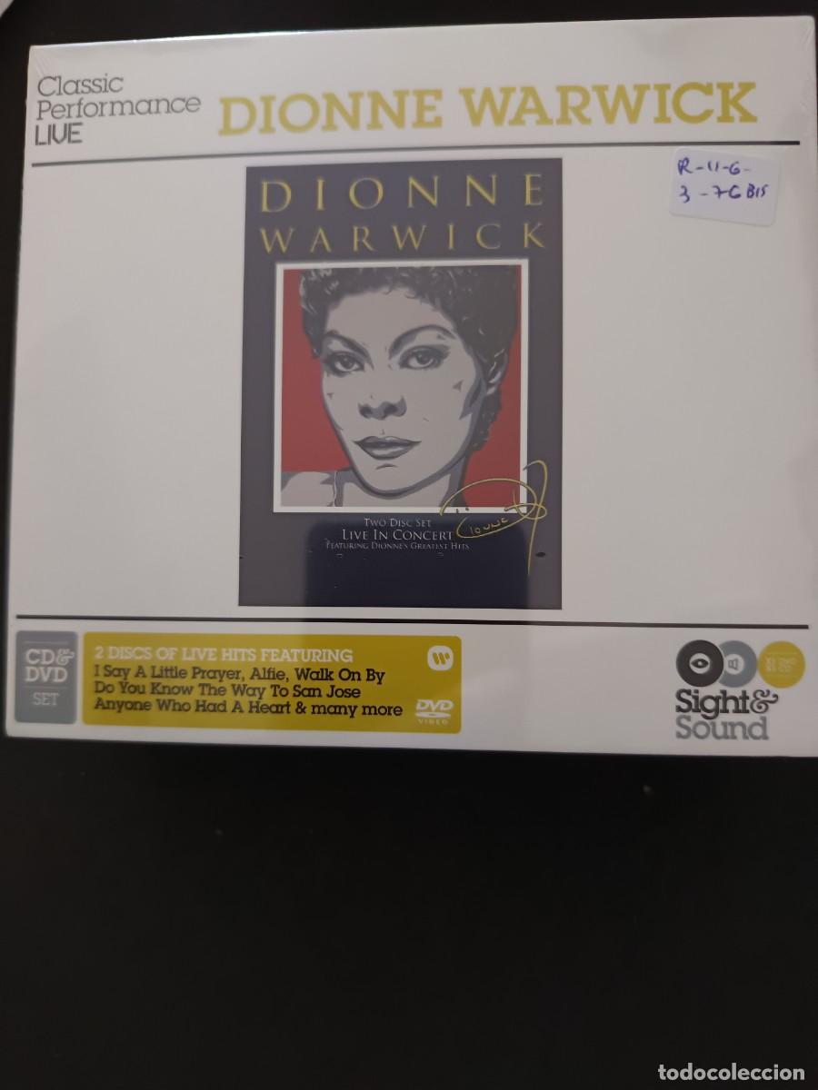 CDs de m&uacute;sica: CD + DVD. DIONNE WARWICK. CLASSIC PERFORMANCE LIVE CD + DVD - Foto 1