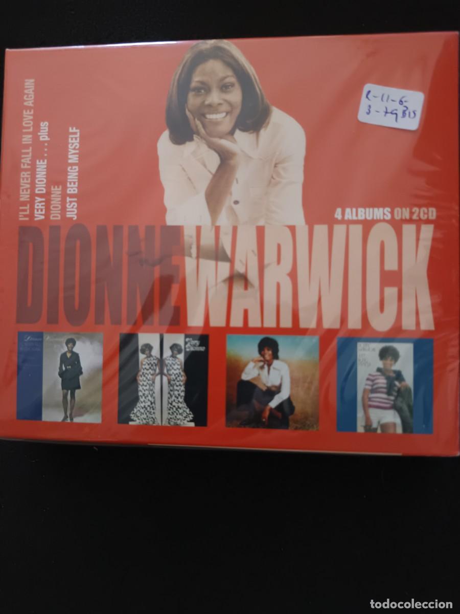 CDs de M&uacute;sica: DIONNE WARWICK. 4 ALBUMS ON 2 CD. I'LL NEVER FALL IN LOVE AGAIN / VERY DIONNE...PLUS / DIONNE / JUST