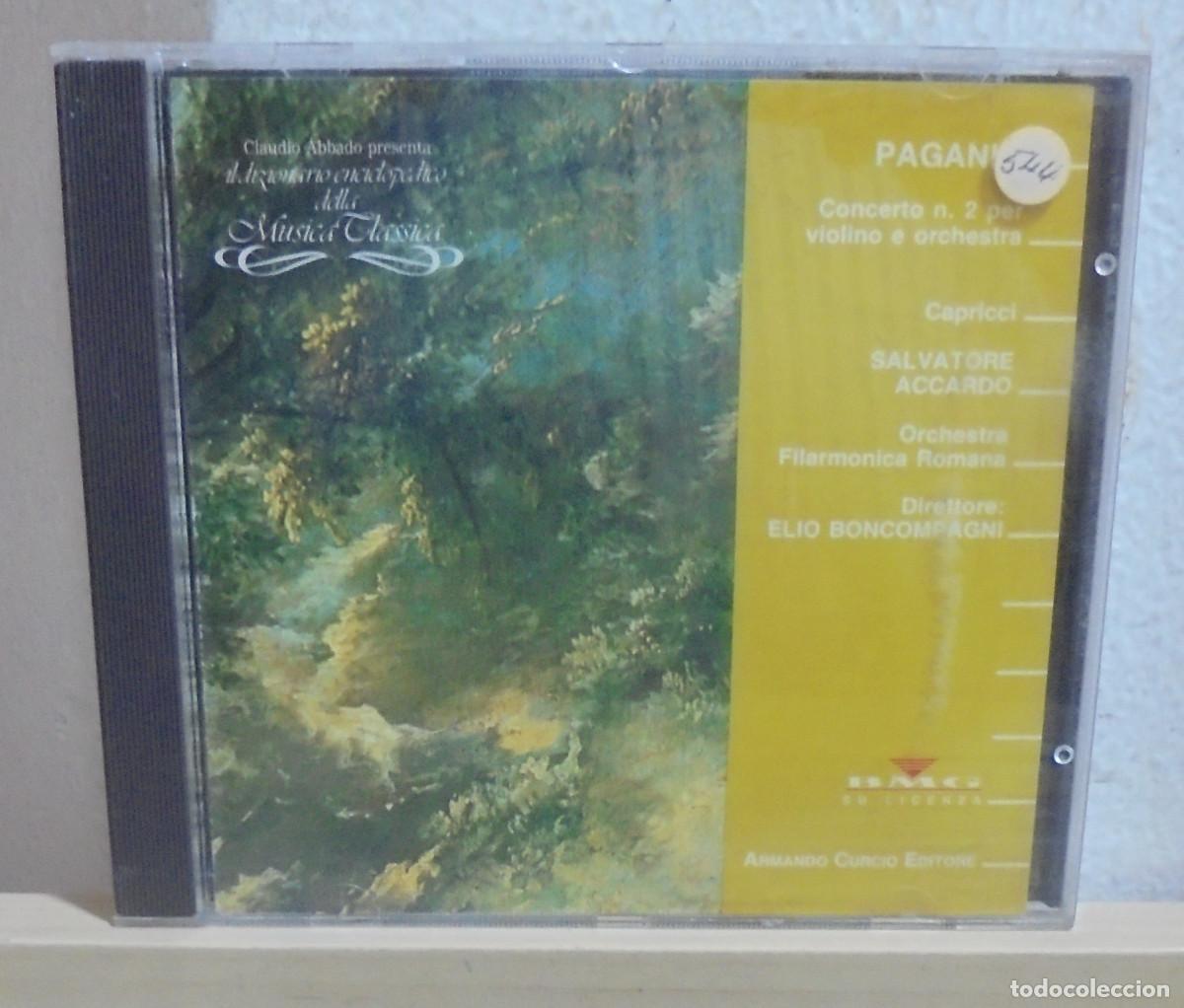 CDs de M&uacute;sica: Claudio Abbado Presenta: Paganini. Concerto N. 2 Per violino e orchestra / Capricci - CD