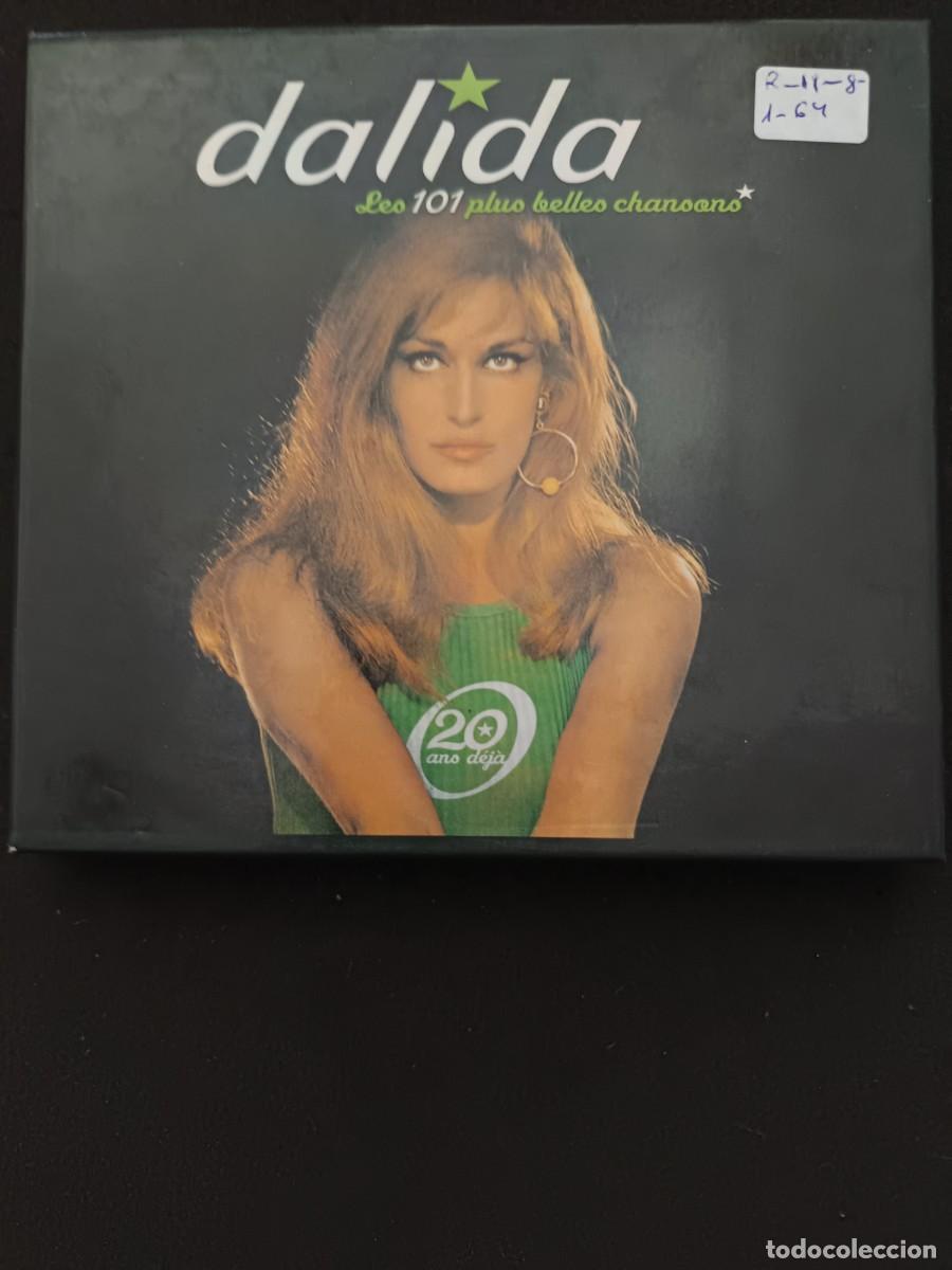 CDs de M&uacute;sica: CAJA 5 CD. DALIDA. LES 101 PLUS BELLES CHANSONS. 20 ANS D&Eacute;J&Agrave;