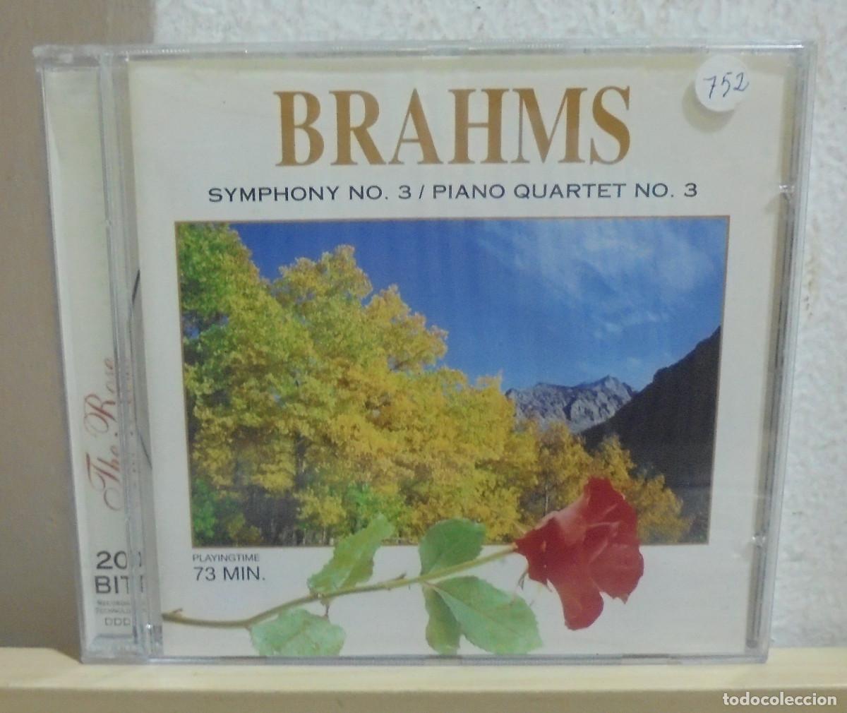 CDs de M&uacute;sica: Brahms. Symphony NO. 3 in F major Op. 90 / Piano quartet NO. 3 in C minor Op. 60 - CD