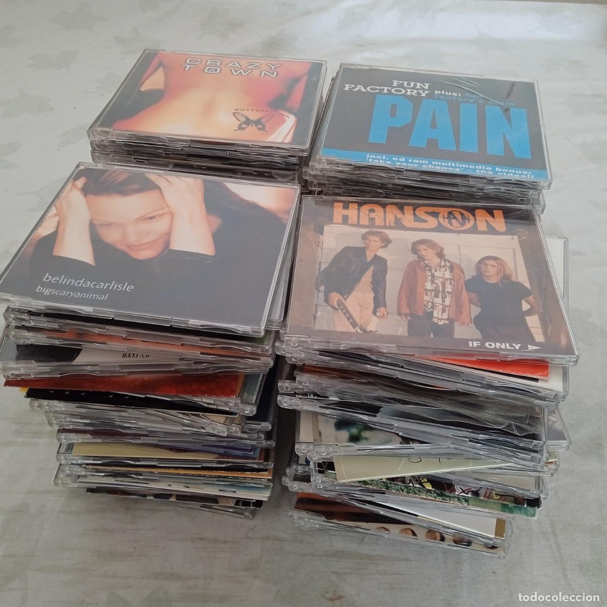 CDs de M&uacute;sica: Lote de 200 Cd singles promocionales a&ntilde;os 90 y 2000