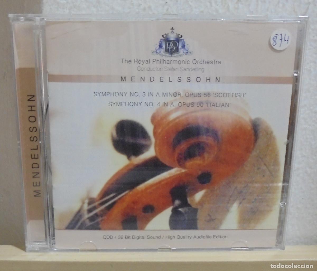 CDs de M&uacute;sica: Mendelssohn. The Royal Philharmonic Orchestra. RPO Records 2000 - CD