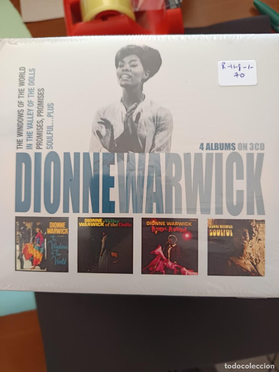 CDs de M&uacute;sica: DIONNE WARWICK. 4 ALBUMS ON 3 CD. THE WINDOWS OF THE WORLD / IN THE VALLEY OF THE DOLLS / PROMISES,