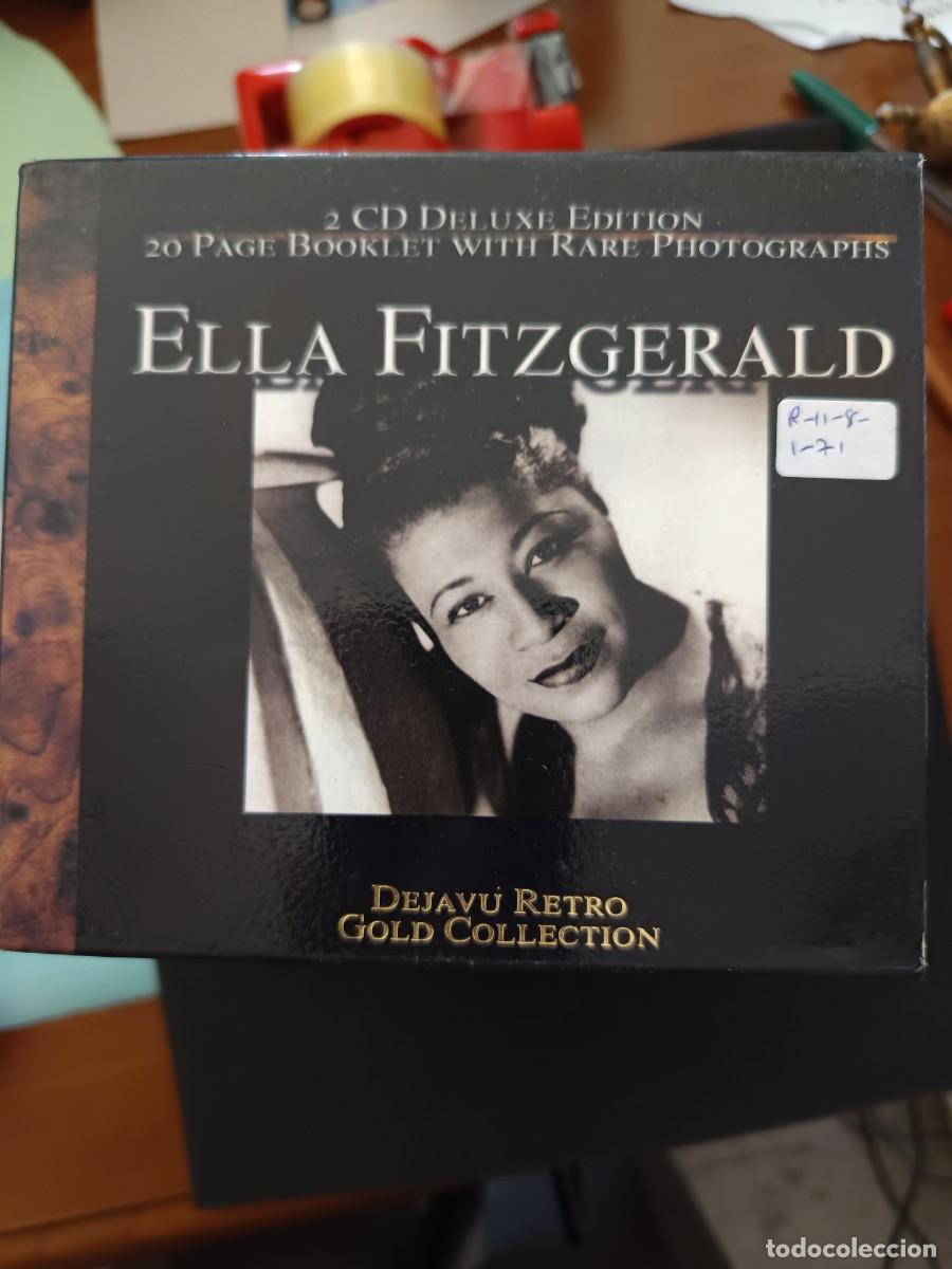 CDs de M&uacute;sica: 2 CDS DELUXE EDITION. ELLA FITZGERALD. 20 PAGE BOOKLET WITH RARE PHOTOGRAPHS. DEJAVU RETRO GOLD COLL