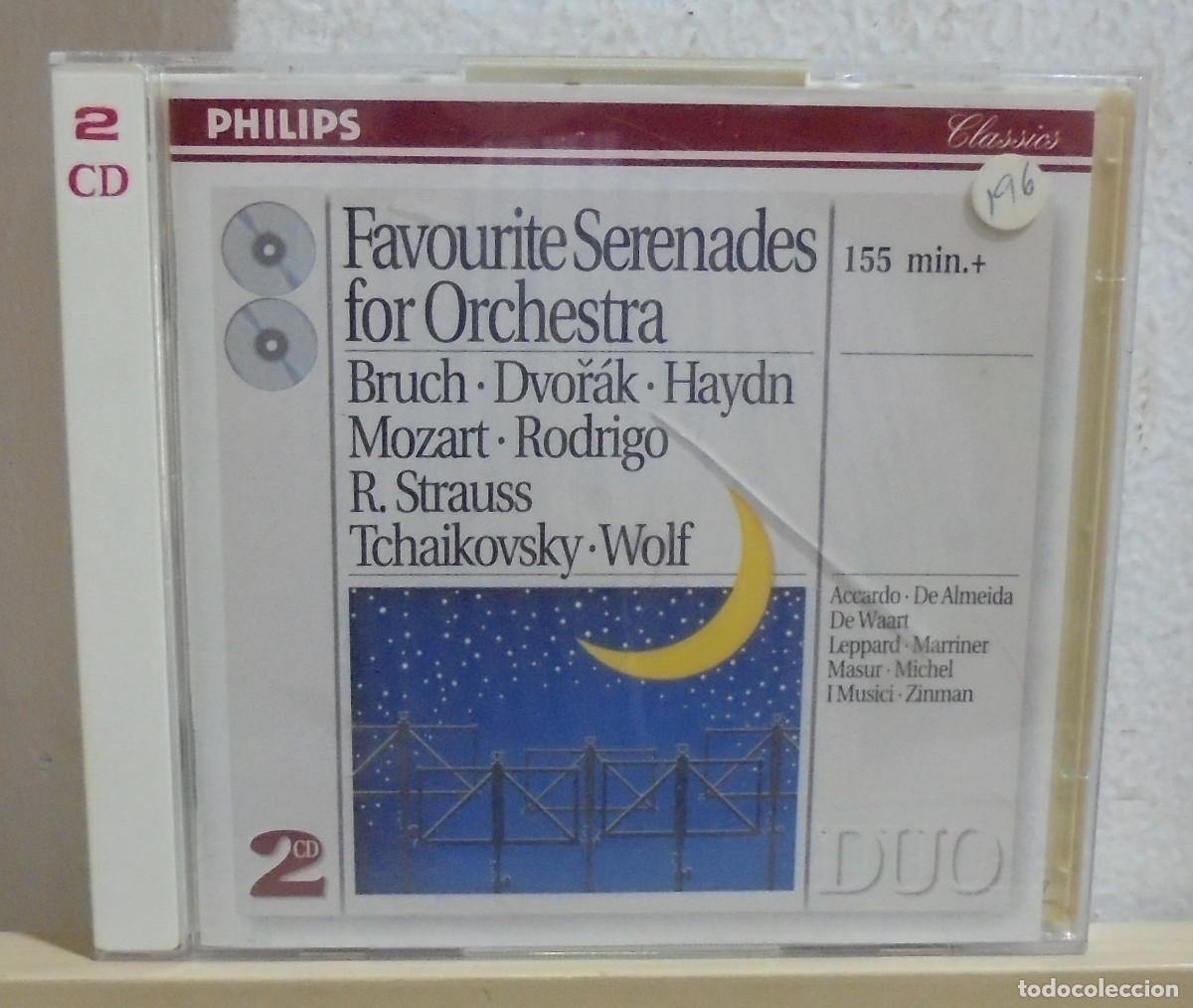CDs de M&uacute;sica: Favourite eerenades for orchestra. Philips Classics 1993 - 2 CD 's