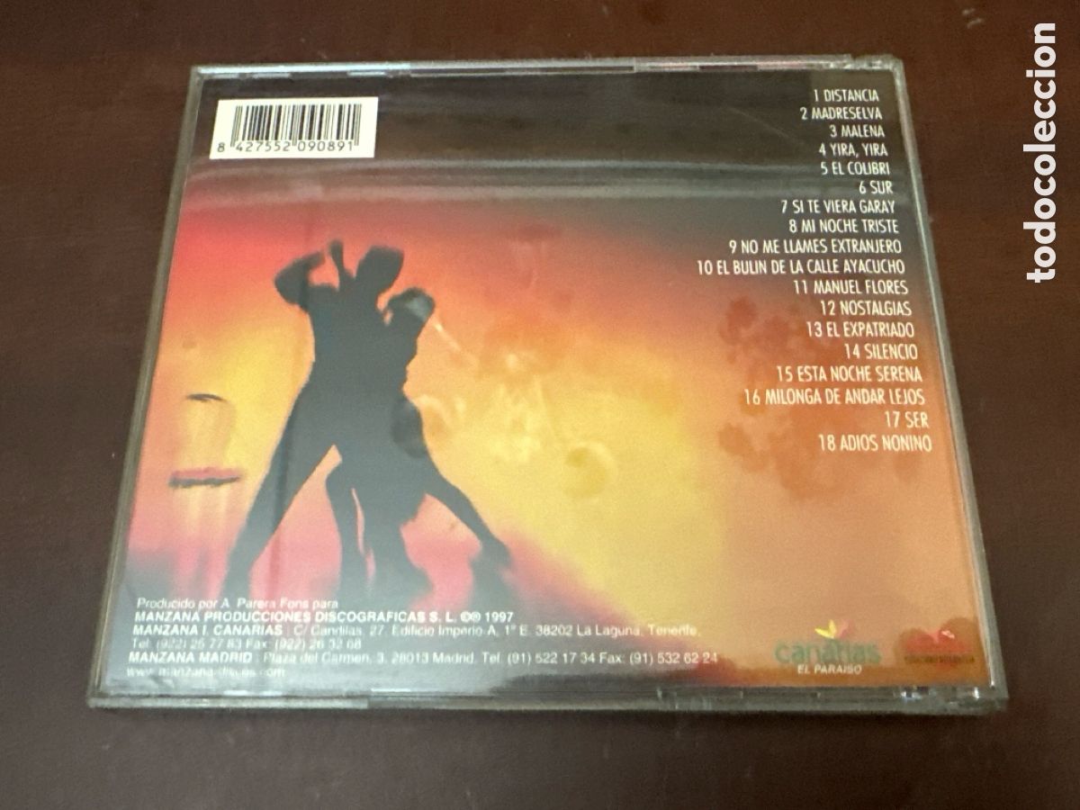 CDs de m&uacute;sica: LOS SABANDE&Ntilde;OS - GARDEL - CD - Foto 4