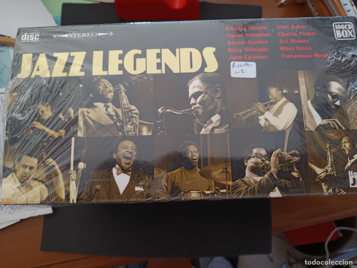 CDs de M&uacute;sica: 100 CD BOX. JAZZ LEGENDS. HOUSE OF JAZZ. CHARLES MINGUS, LIONEL HAMPTON, DEXTER GORDON, DIZZY GIULLE