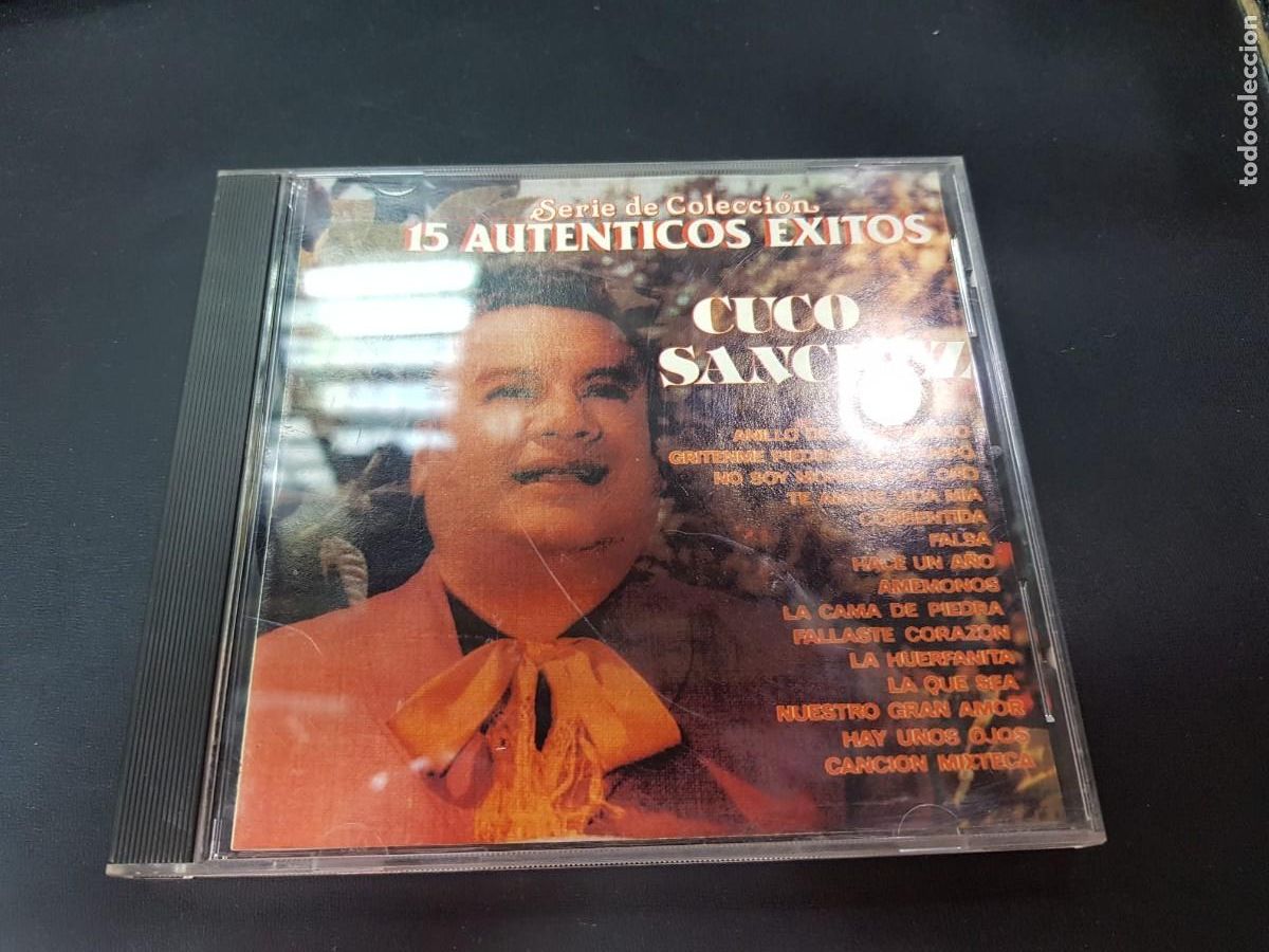 CDs de m&uacute;sica: CUCO SANCHEZ-15 AUTENTICOS EXITOS - Foto 1