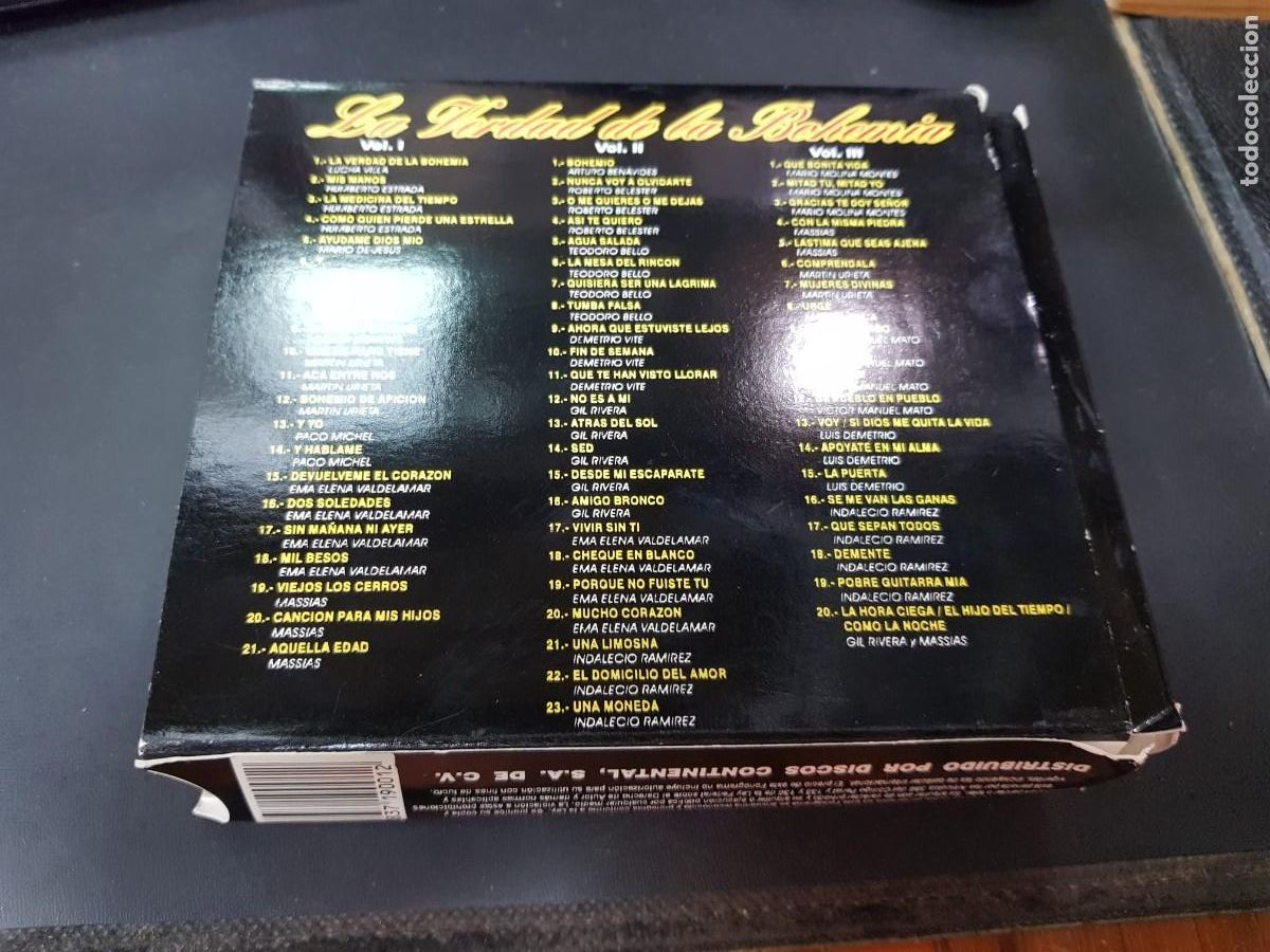 CDs de m&uacute;sica: LA VERDAD DE LA BOHEMIA- 3 CD - Foto 2