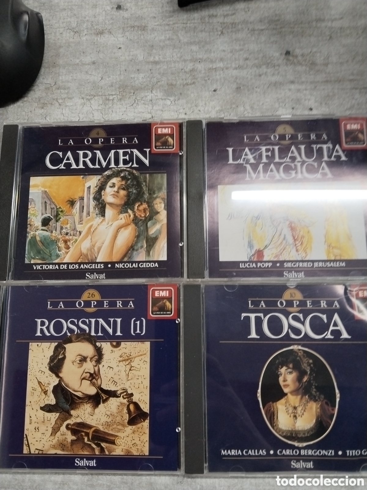 Music CDs: Lote de 9 CDs de &oacute;pera edici&oacute;n Salvat