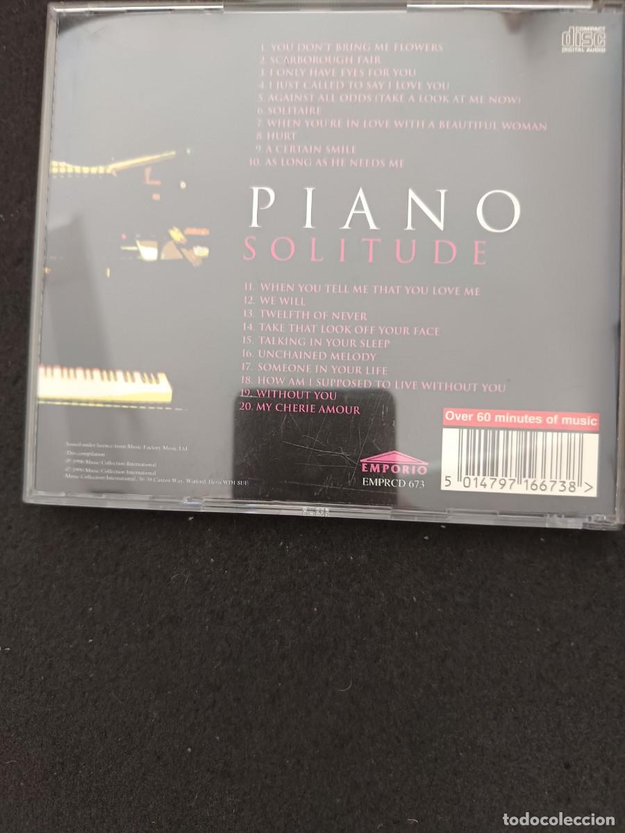 CDs de M&uacute;sica: PIANO SOLITUDE. (A CERTAIN SMILE, UNCHAINED MELODY Y OTRAS)