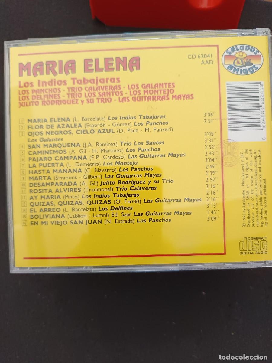 CDs de m&uacute;sica: LOS INDIOS TABAJARAS. MARIA ELENA - Foto 2