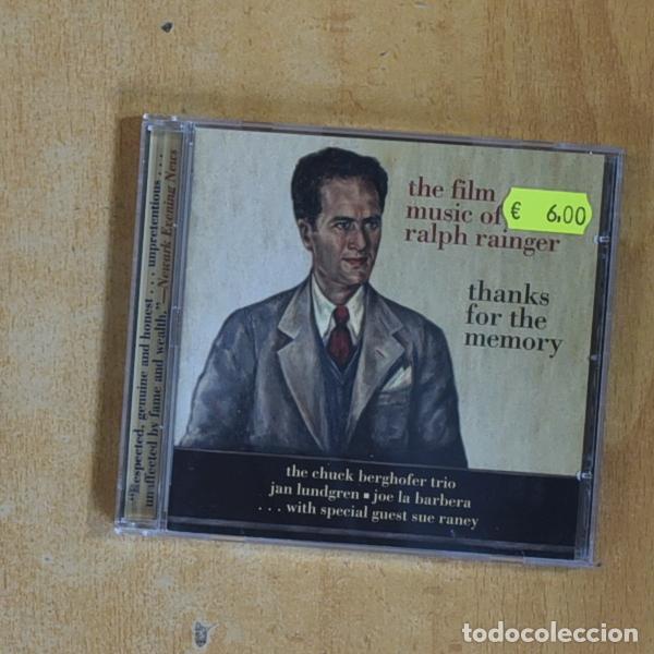 CDs de M&uacute;sica: RALPH RAINGER - THANKS FOT THE MEMORY - CD