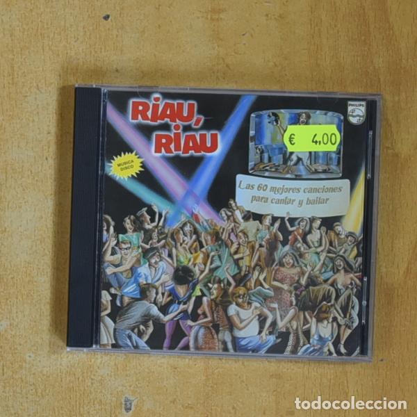 CDs de M&uacute;sica: RIAU RIAU - LAS 60 MEJORES CANCIONES PARA CANTAR Y BAILAR - CD