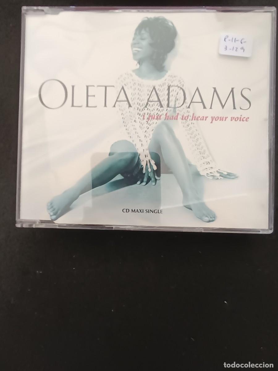 CDs de M&uacute;sica: OLETA ADAMS. I JUST HAD TO HEAR YOUR VOICE (CD MAXI SINGLE, 4 TRACKS)