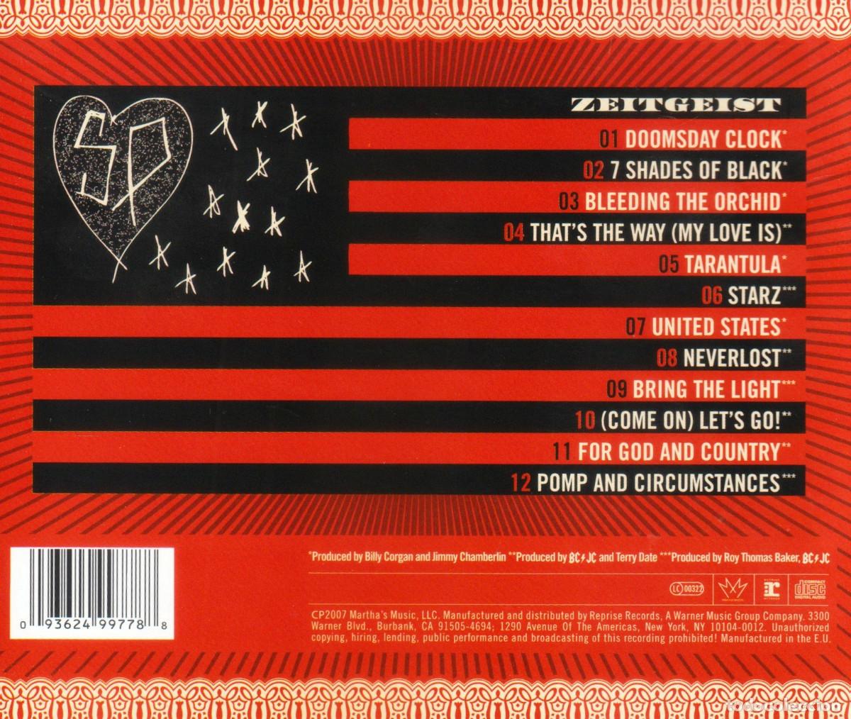 CDs de m&uacute;sica: THE SMASHING PUMPKINS. ZEITGEIST. CD. - Foto 2