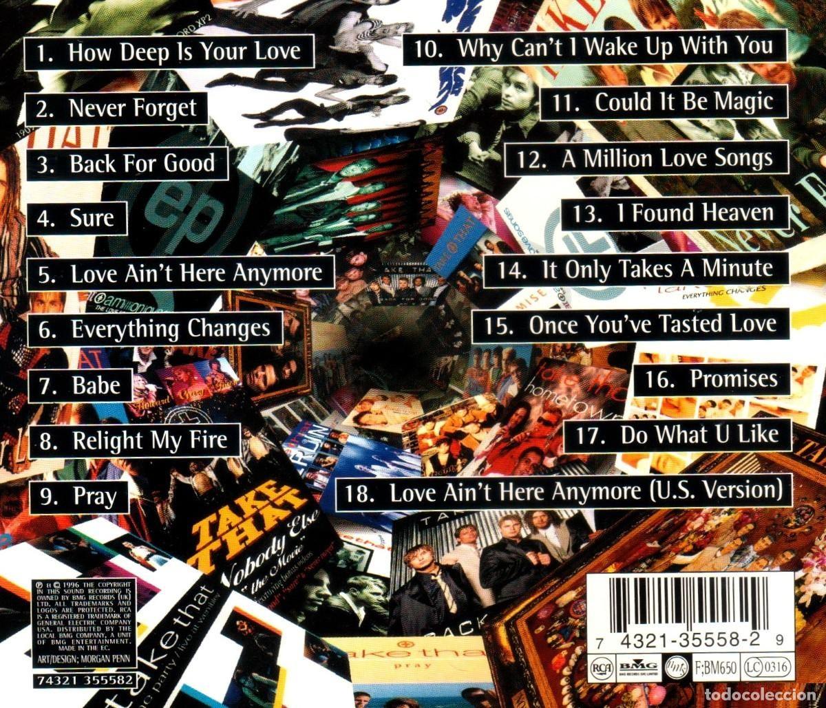 CDs de m&uacute;sica: TAKE THAT. GREATEST HITS. RECOPILATORIO. CD. - Foto 2