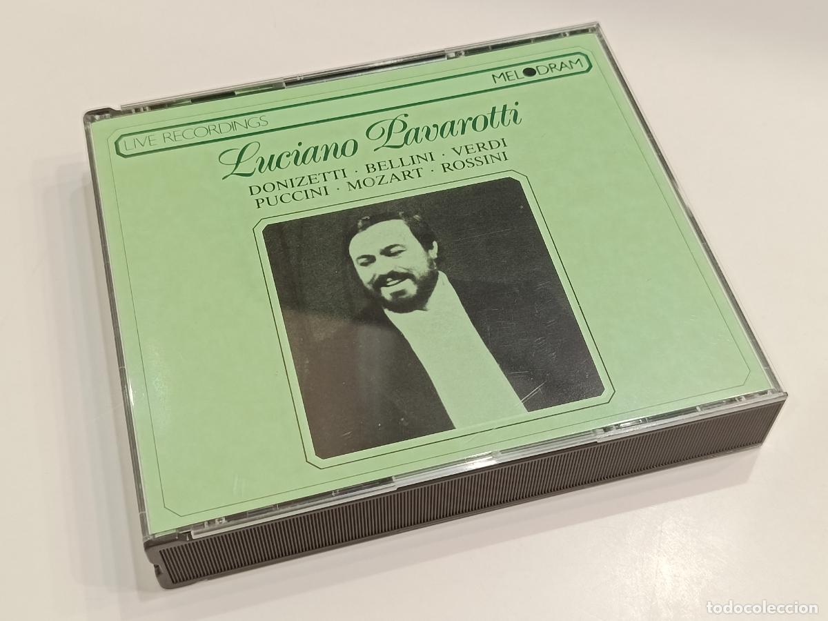 Music CDs: LUCIANO PAVAROTTI - DONIZETTI BELLINI VERDI PUCCINI MOZART ROSSINI - MELODRAM 2 CD MEL 26507