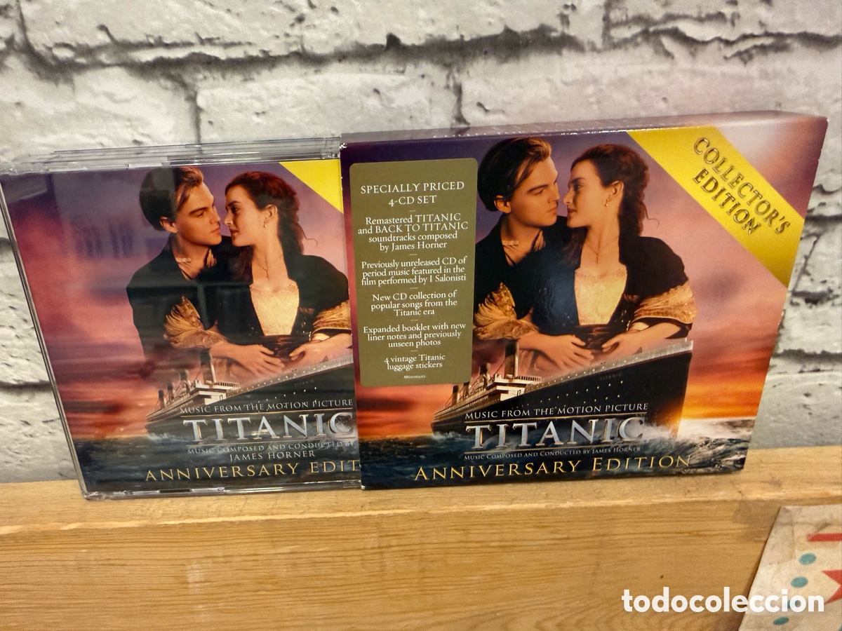 CDs de M&uacute;sica: James Horner &lrm;&ndash; Titanic (Music From The Motion Picture) (Collector's Anniversary Edition) 4 cds
