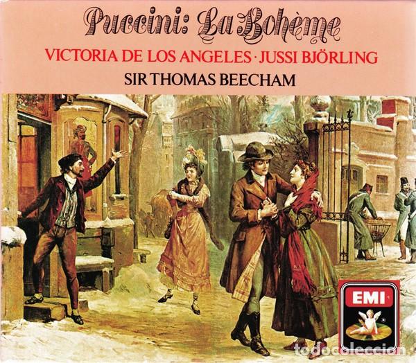 CDs de M&uacute;sica: Puccini - Victoria De Los Angeles, Jussi Bj&ouml;rling, Sir Thomas Beecham &ndash; La Boh&egrave;me-2 x CD + Libreto