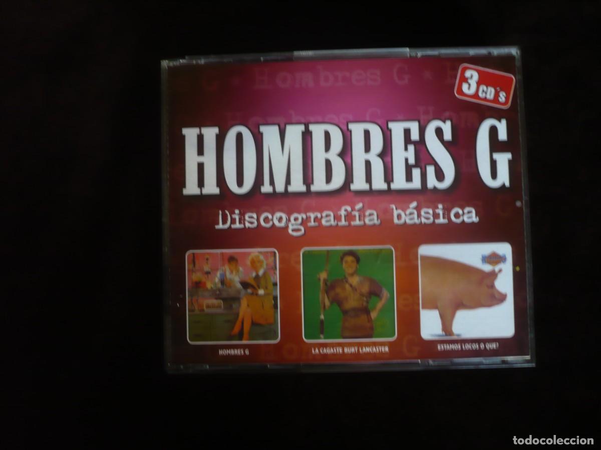 CDs de M&uacute;sica: hombres g - discografia basica - con librito y 3 cd como nuevos