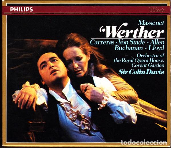 CDs de M&uacute;sica: Massenet - Carreras, Von Stade, Sir Colin Davis &ndash; Werther-2 x CD + Libreto