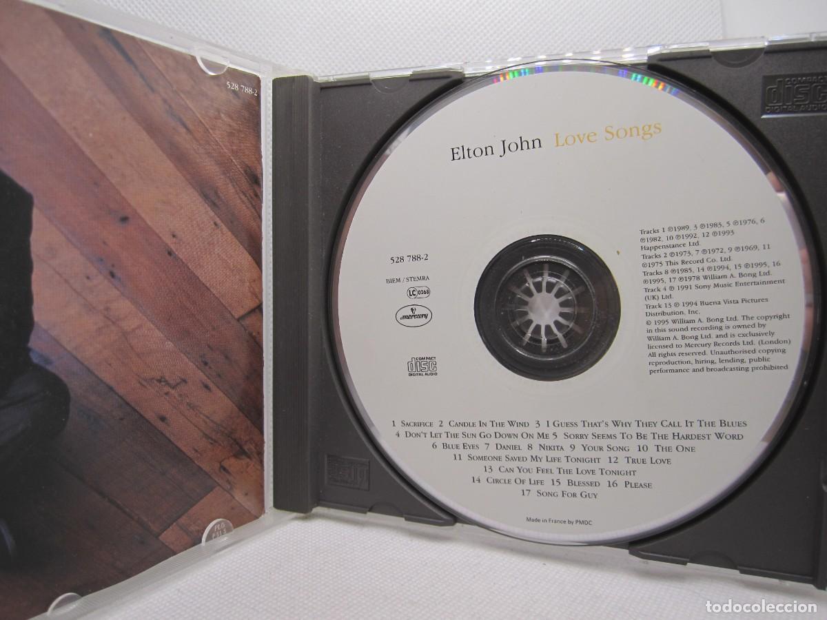 CDs de m&uacute;sica: cd elton john love songs - Foto 2