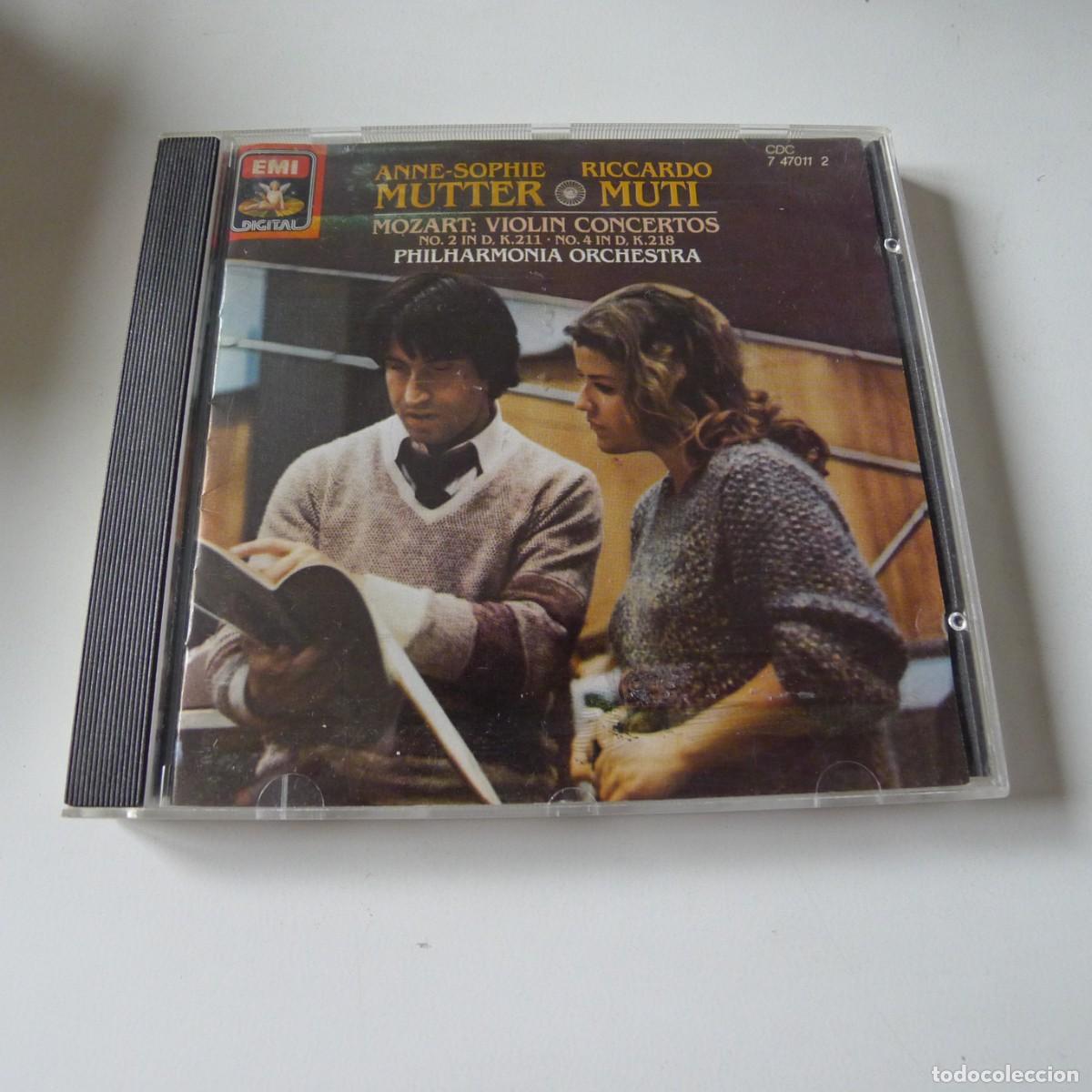 CDs de M&uacute;sica: Mozart - Anne-Sophie Mutter / Riccardo Muti / &ndash; Violinkonzerte No.2 D-dur K. CD