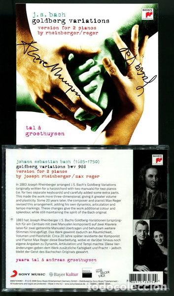CDs de M&uacute;sica: Bach: Goldberg Variations (Version for 2 Pianos)- 0886975269624