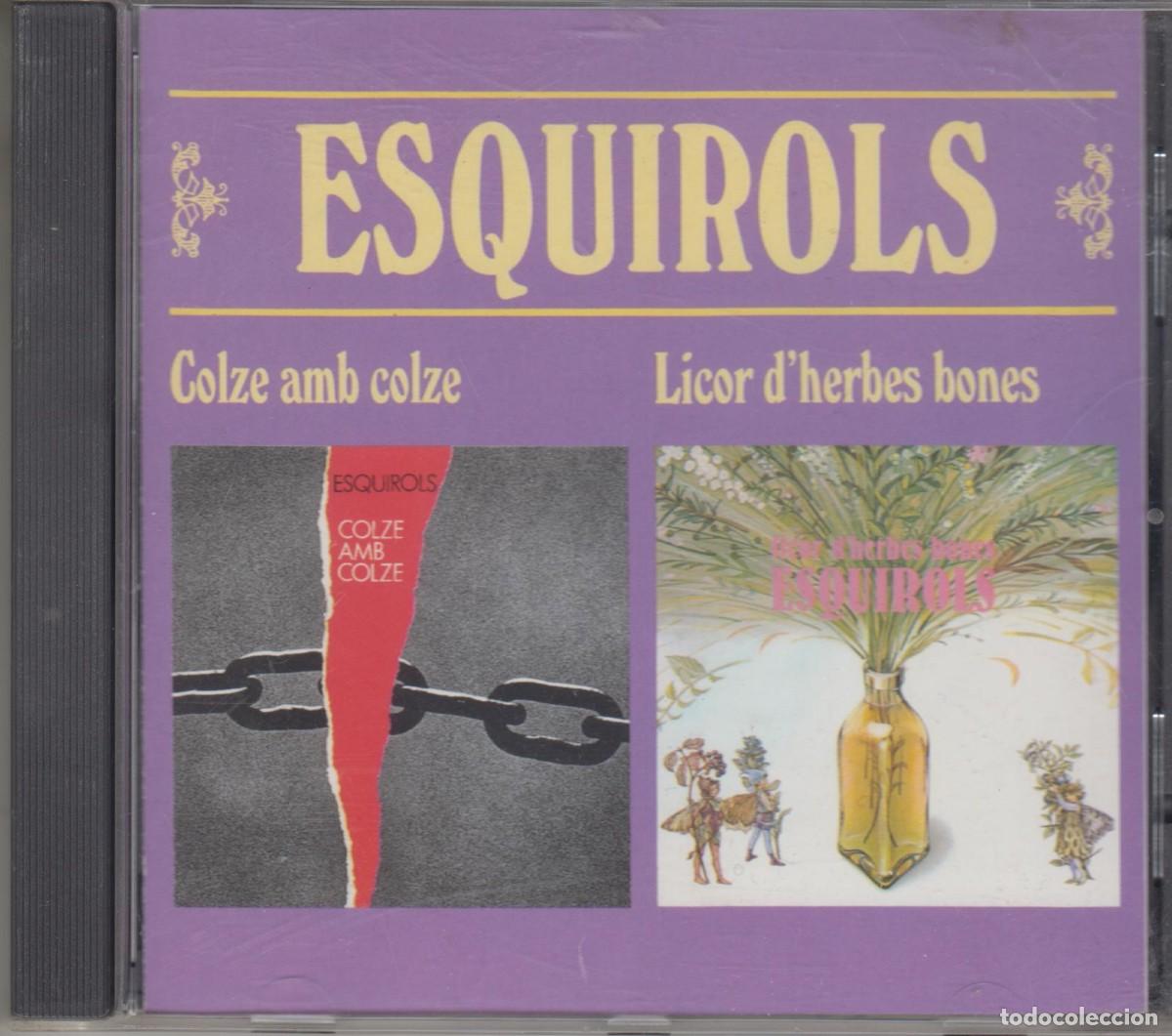 CDs de M&uacute;sica: Esquirols cd Colze amb colze / Licor d'herbes bones 1995 PDI