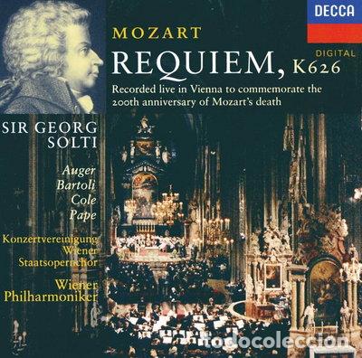 CDs de M&uacute;sica: Mozart: Requiem, KV 626- 0028943368827