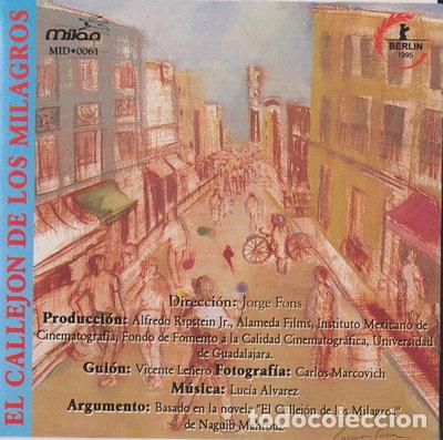 CDs de M&uacute;sica: El Callej&oacute;n de los Milagros- 0743212897029