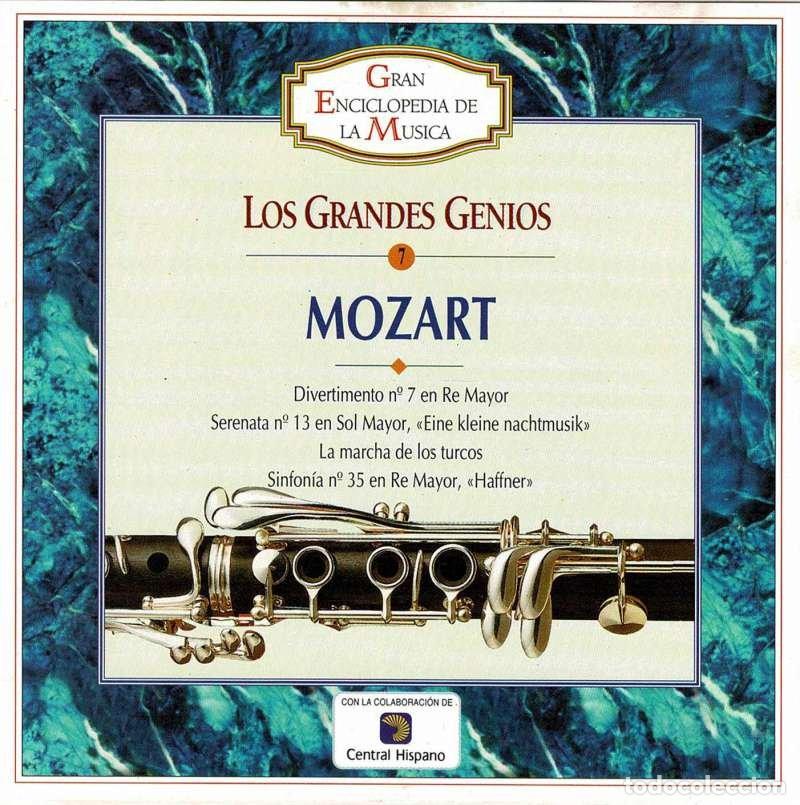 CDs de M&uacute;sica: Mozart - Divertimento N&ordm; 7. Serenata N&ordm; 13. La marcha de los turcos. Sinfon&iacute;a N&ordm; 35. Los Grandes Gen