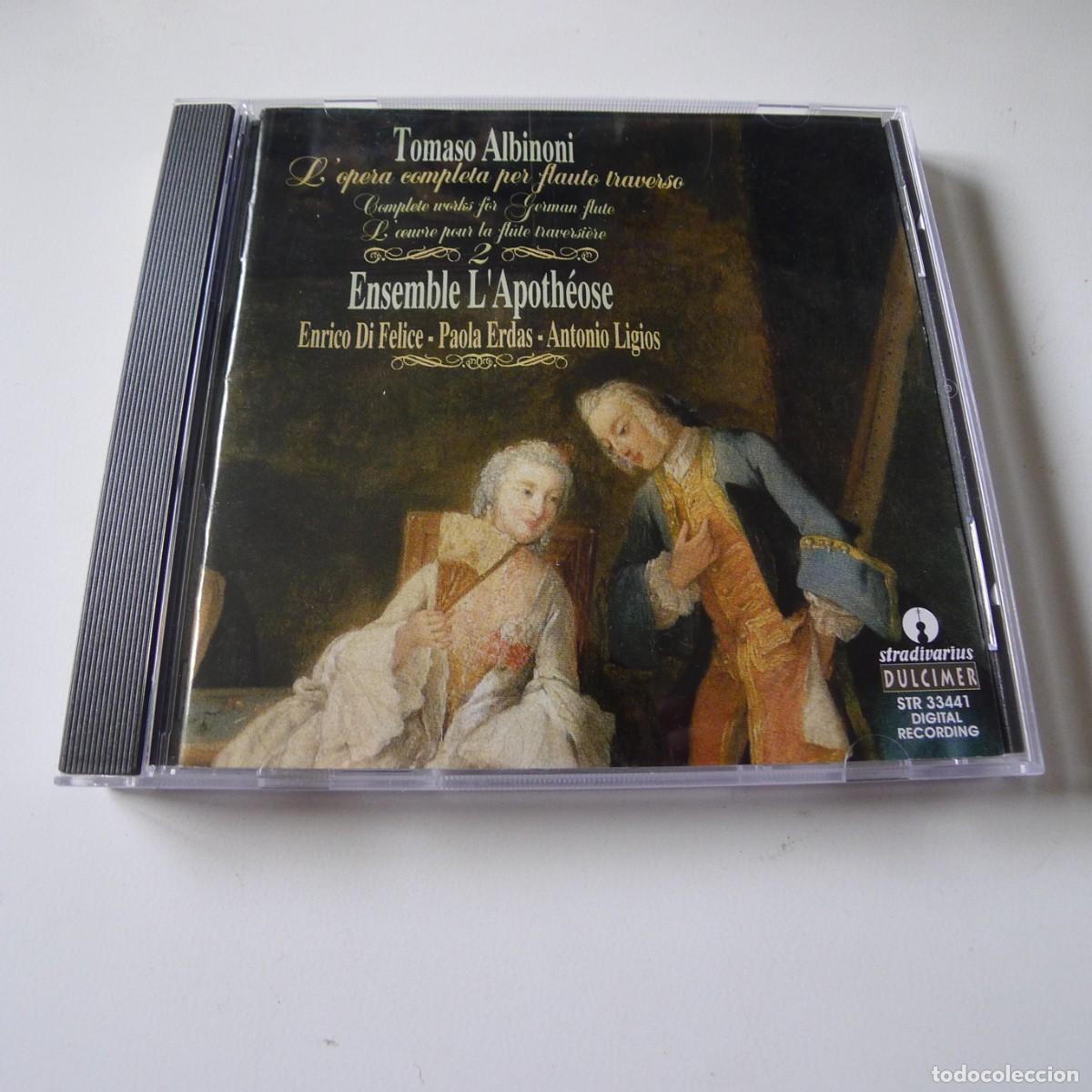 CDs de M&uacute;sica: Tomaso Albinoni &ndash; L'Opera Completa Per Flauto Traverso Vol. 2 CD
