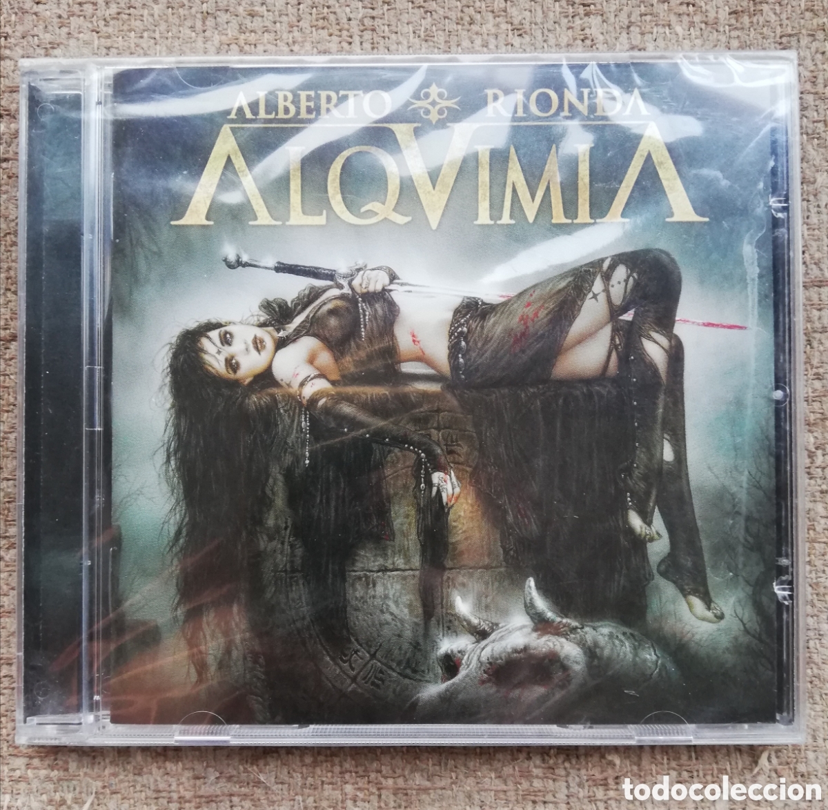 CD de M&uacute;sica: Alquimia - Alberto Rionda. Heavy metal espa&ntilde;ol. Precintado