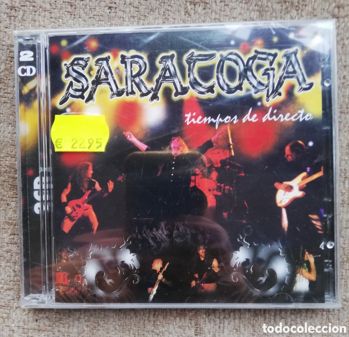 CD de M&uacute;sica: Saratoga - Tiempos de directo. Cd doble heavy metal espa&ntilde;ol. Precintado