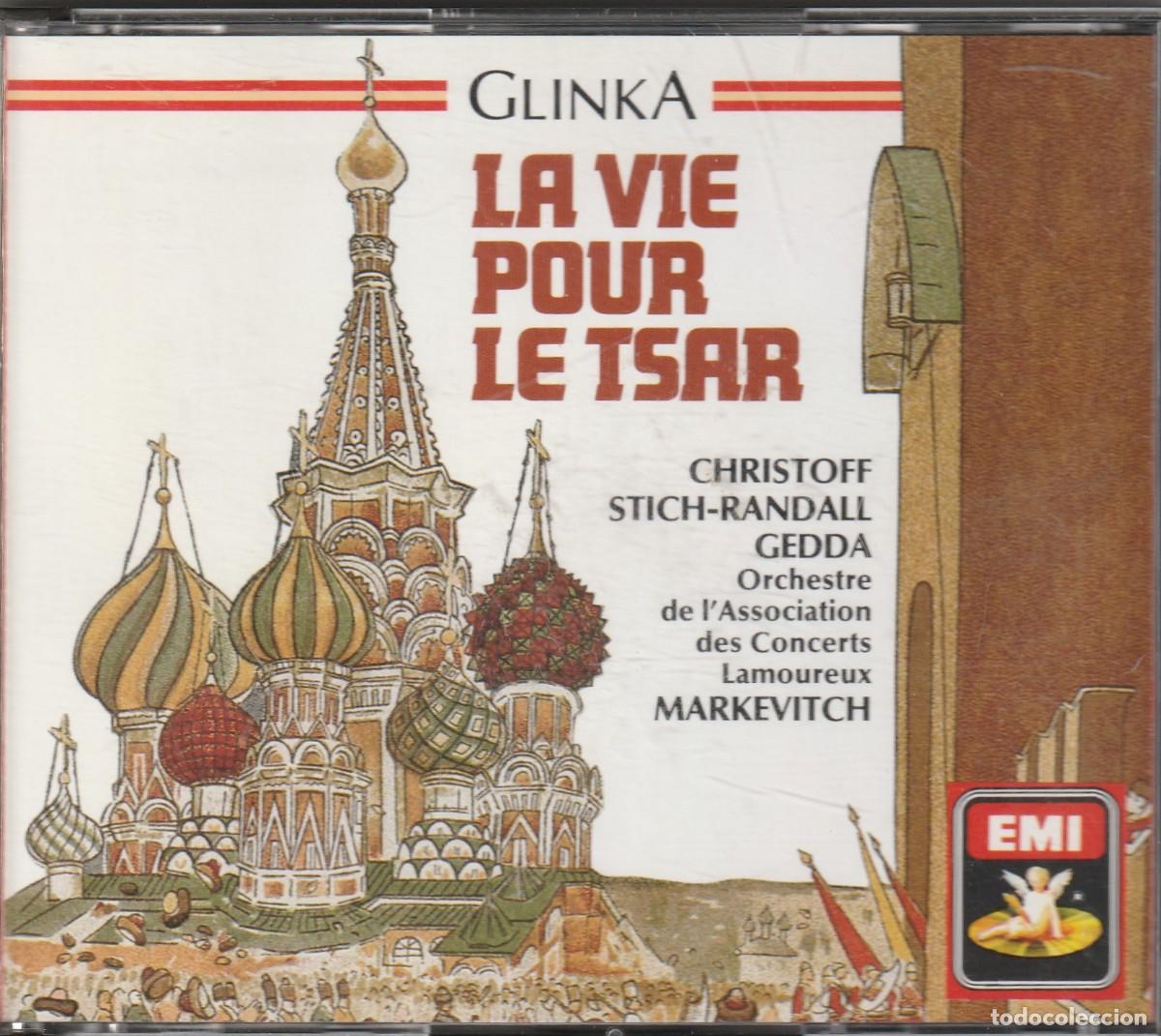 CDs de M&uacute;sica: GLINKA - LA VIE POUR LA TSAR (2 X CD + LIBRETO EMI 1988) CHRISTOFF &middot; STICH-RANDALL &middot; GEDDA