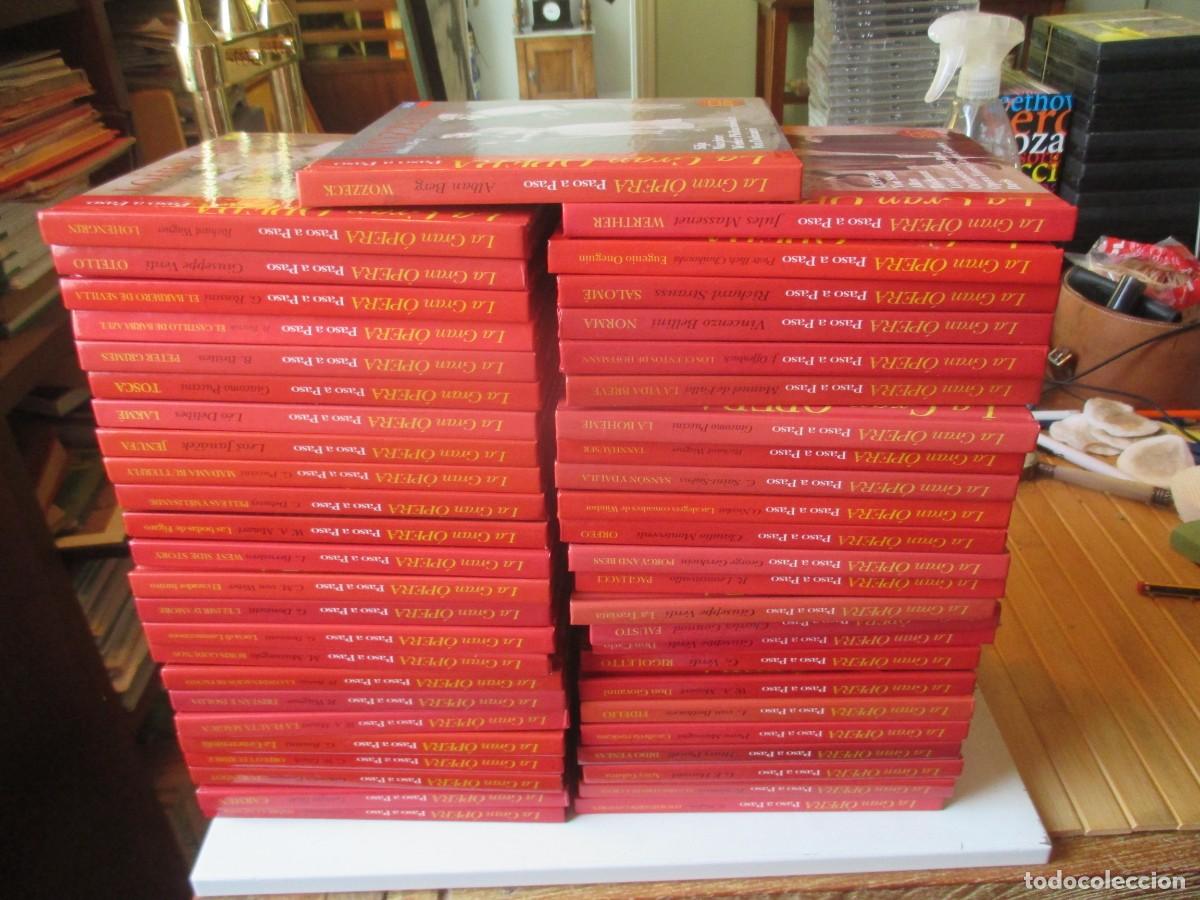 CDs de M&uacute;sica: Lote de 49 CD-Libros de &oacute;pera. colecci&oacute;n La Gran Opera paso a paso W40945