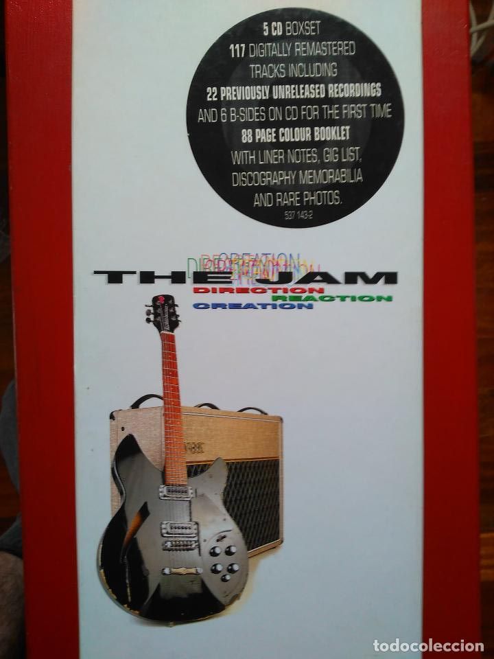 CDs de M&uacute;sica: The Jam-Direction, Reaction, Creation (5xCD Polydor) Box set. Paul Weller, The Style Council...