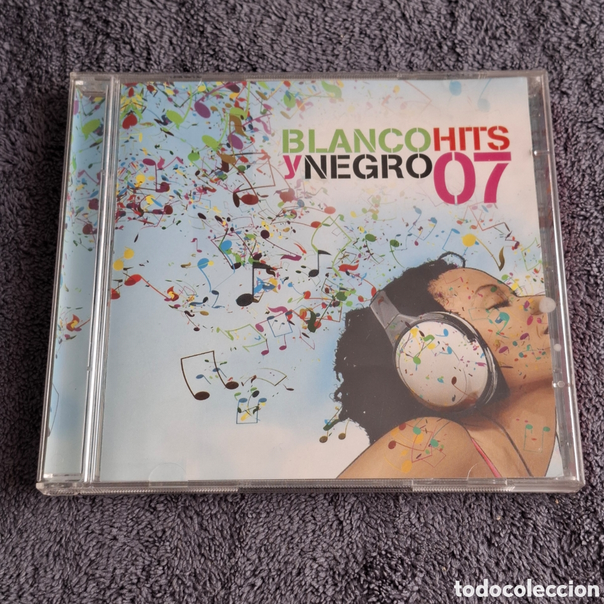 CDs de M&uacute;sica: CD79. Blanco Y Negro Hits 07, &Aacute;lbum Recopilatorio De 2 Cd's, Italo Dance.