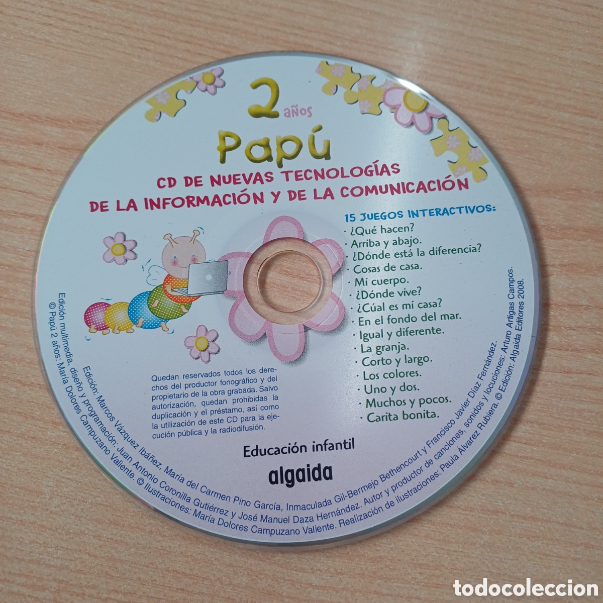 CDs de M&uacute;sica: PAPU CD DE NUEVAS TECNOLOGIAS DE LA INFORMACION Y DE LA COMUNICACION 2 A&Ntilde;OS ALGAIDA