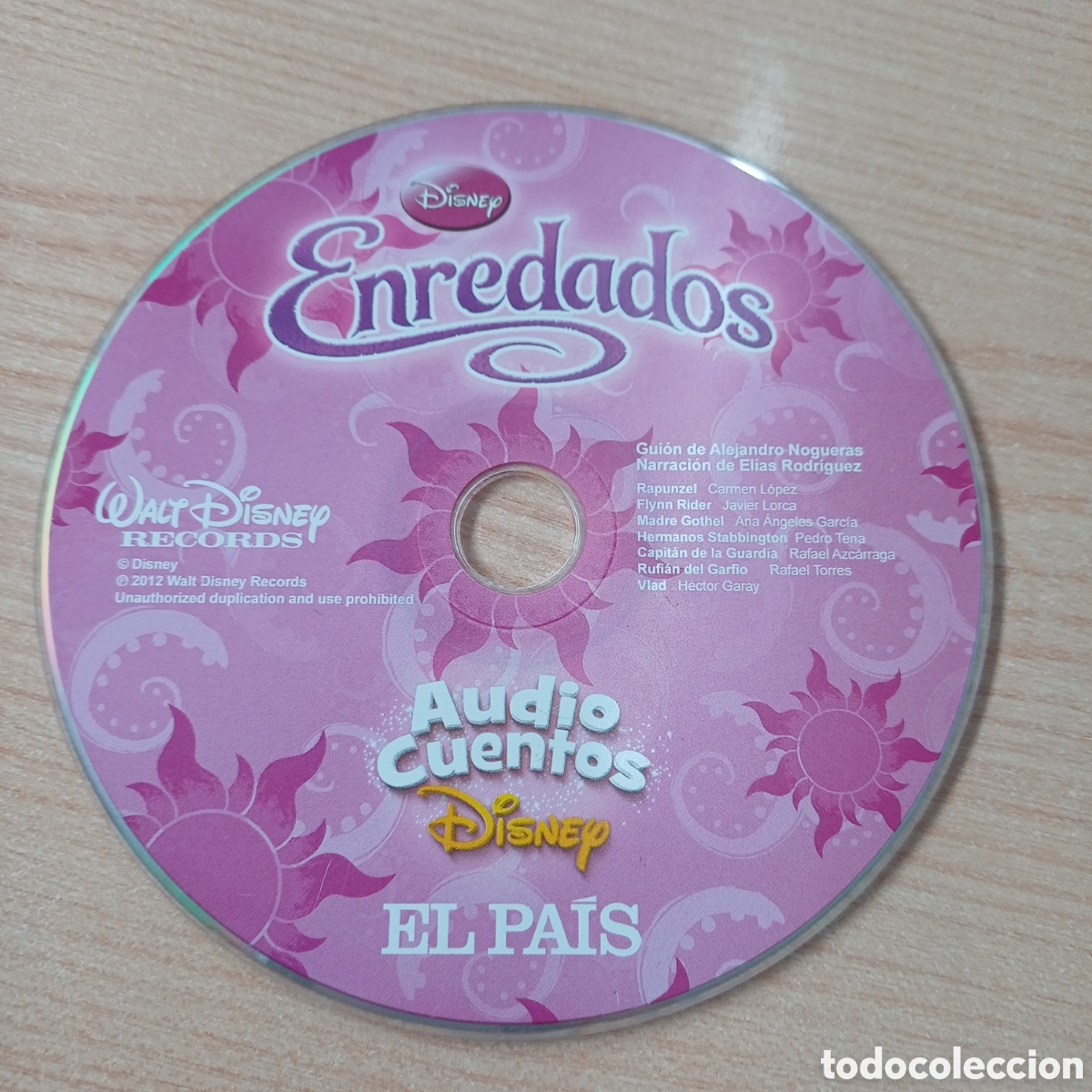 CDs de M&uacute;sica: ENREDADOS WALT DISNEY CD AUDIO CUENTOS EL PAIS