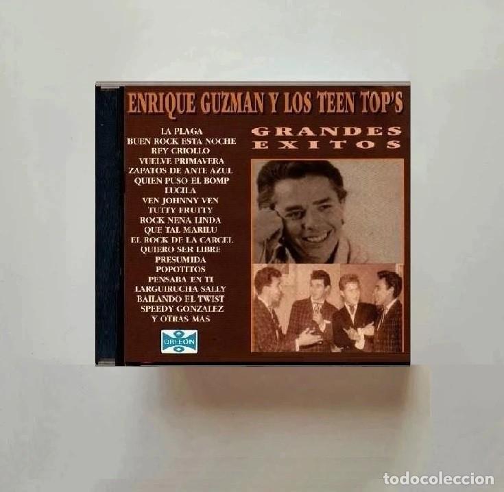 CDs de M&uacute;sica: ENRIQUE GUZMAN Y LOS TEEN TOP'S. GRANDES EXITOS. ROCK N ROLL. 30 TRUCKS. RECOPILATORIO. CD.
