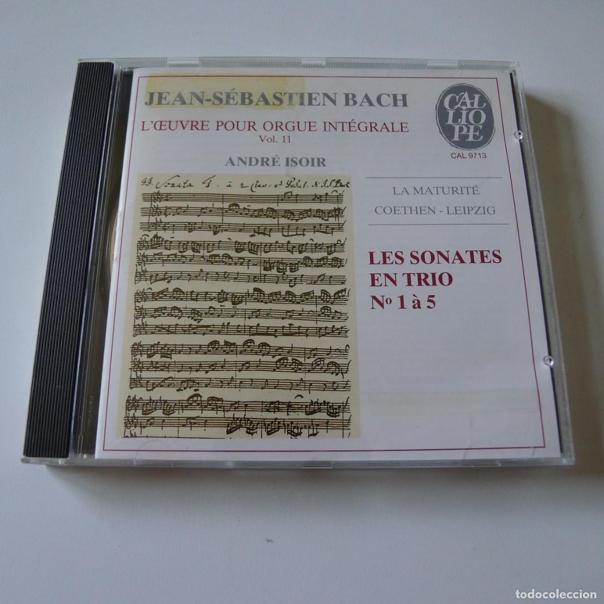 CDs de M&uacute;sica: Jean-S&eacute;bastien Bach Andr&eacute; Isoir &ndash; L'Oeuvre Pour Orgue Int&eacute;grale Vol. 11: Les Sonates En Trio 1 CD