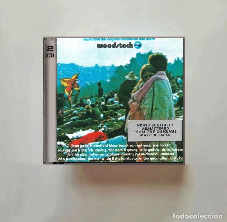 CDs de M&uacute;sica: [DOBLE CD]. WOODSTOCK. CANNED HEAT. THE WHO. HENDRIX. TEN YEARS AFTER. CROSBY STILLS NASH.