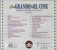 CDs de M&uacute;sica: Que grande es el cine. Bandas sonoras cantadas vol. 4- 8420920082665