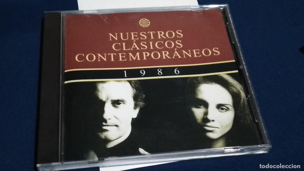 CDs de M&uacute;sica: CD NUESTROS CLASICOS CONTEMPORANEOS &Eacute;XITOS A&Ntilde;O 1986 - IV&Aacute;N, RAMONCIN, CADILLAC, OLE-OLE..
