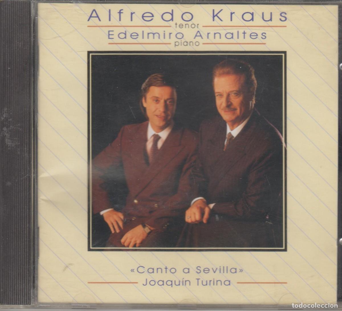 CDs de M&uacute;sica: Alfredo Kraus Edelmiro Arnaltes cd Canto a Sevilla Joaqu&iacute;n Turina 1992 RTVE